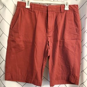 Used J.Crew Men’s 34 Red Khaki Shorts